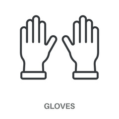 Simple gloves Design Icon, Simple Style Design Inspiration For Any Logos Interface And Purpose