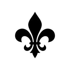 Fleur de lis icon silhouette vector flat illustration design.  © Techzaka