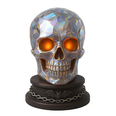 Halloween Crystal Skull transparent