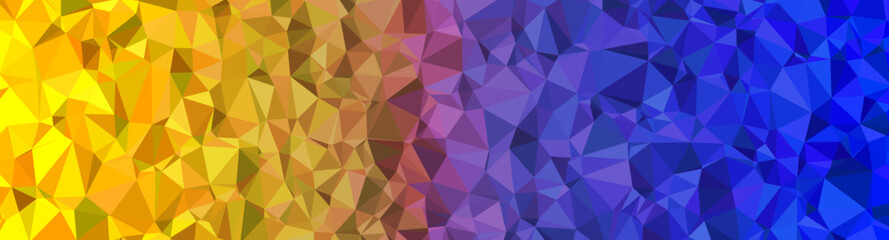  Abstract delaunay voronoi trianglify polygon gradient background illustration.