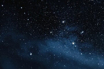 Endless twinkling stars illuminate the vast night sky, showcasing the beauty of a clear, dark expanse beyond urban lights and distractions far away from city life