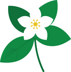 vector illustration of a flower