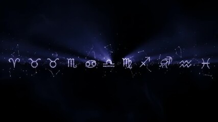 Zodiac Constellations: Celestial Alignment - Powered by Adobe