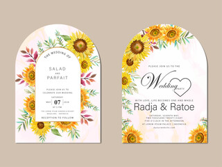 alphabets with sunflowers pattern