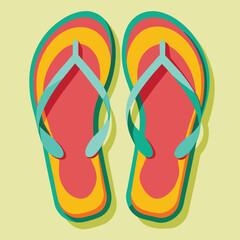 flip flop vector