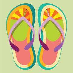 flip flop vector