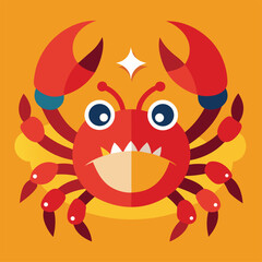 Crabs..silhouette animal crab
