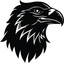 eagle Head Silhoutte vector