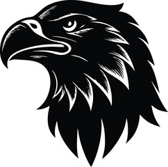 eagle Head Silhoutte vector