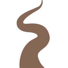 Dirt road vector illustration 