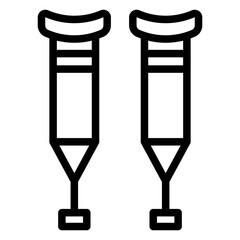 Crutch icon