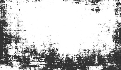 Abstract grunge black and white distressed texture, Grunge background of black and white. Abstract illustration Grunge isolated on transparent background 