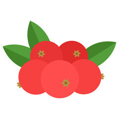 Obraz premium Redcurrant Fresh Fruit Illustration