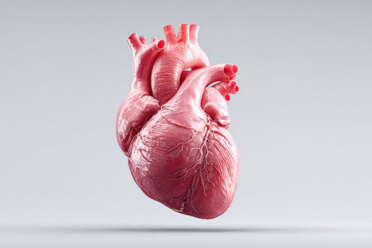 animated human heart render style, sharp focus, professional color grading - Powered by Adobe
