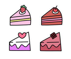 케이크, 생일, 디저트, 스티커