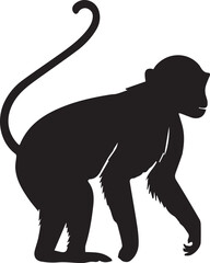 monkey silhouette