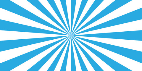 Sun ray vector background. Light sunburst glowing background. Sunburst pattern summer social banner. vector illustration pattern beam rays. Spiral radial striped backdrop design.