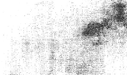 Distressed overlay, overlay texture with dots. Grunge black and white. Texture of chips, transparent background