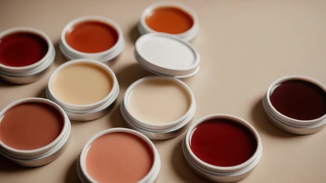 A collection of vibrant paint colors in a single frame, great for use in design projects or as a reference image