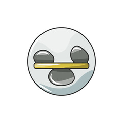 Holistic Balance Icon, Mind Body Spirit Harmony Vector.