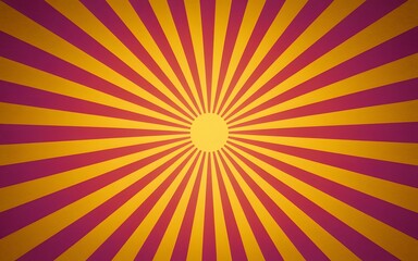 Obraz premium Retro sunburst pattern with vintage textured background