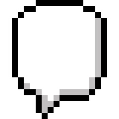Pixel Bubble Speech