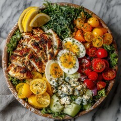 Fresh and vibrant salad, a delicious and healthy meal