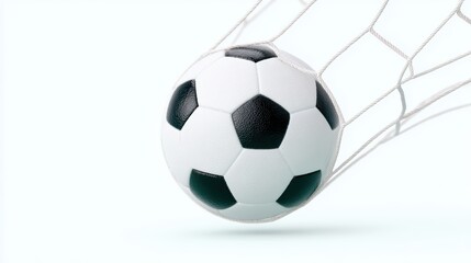 Naklejka premium Soccer Ball Goal! Sports, Football, Game, Victory