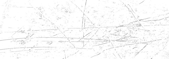 Crack and scratched grunge dust wall urban background texture vector. crack cement wall texture. black textured grainy cracked ground lines isolated on white. distressed overlay grainy texture.
