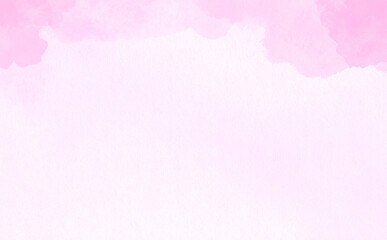 シンプルなピンク色の水彩の背景テクスチャ	
