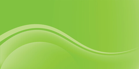 Modern abstract background. Wavy green and white background.