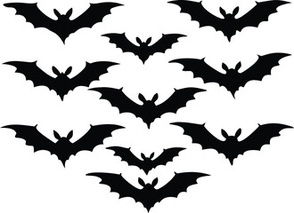 Fototapeta premium vector silhouettes of birds