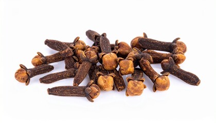 Fototapeta premium spice on white background