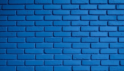 Obraz premium blue brick wall