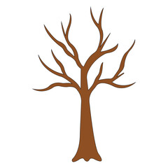 Simple Tree Trunk Illustration