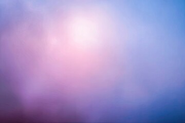 Fototapeta premium Soft-focus hazy sky, blending purples, pinks, and blues