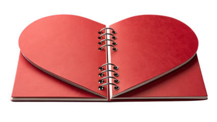 Express your love with this heart shaped journal, perfect for valentines, anniversaries, and special messages