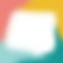 abstract colorful border grains with transparent background