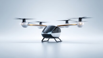 Flying Taxi Drone, eVTOL, Urban Air Mobility Concept