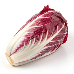 Obraz premium Radicchio red salad isolated on white background.