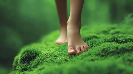 Barefoot on Moss: Nature, Childhood, Wellbeing & Sustainability