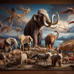 Digital Taxidermy classical taxidermy dioramas