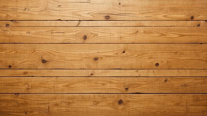 Fototapeta premium Rustic wooden planks arranged horizontally offer a warm and inviting backdrop with natural wood grain and knot details