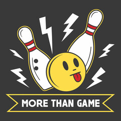 bowling ball hitting pins