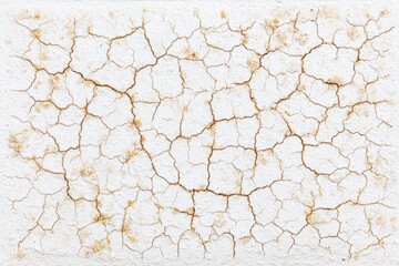Cracked white surface with tan lines