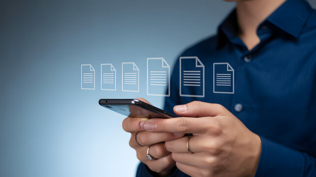 Seamlessly manage digital documents and files on your smartphone for modern business productivity.
