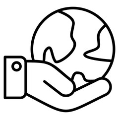 Environment line icon