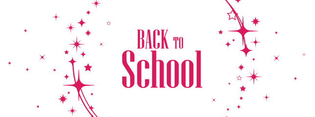Fototapeta premium back to school text 