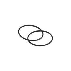 Hair Ties Accessory Vector Illustration 