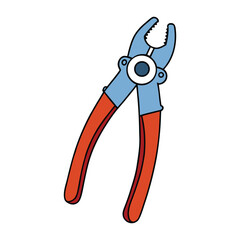 Hose clamp pliers are designed to grip and compress spring-style hose clamps, making installation or removal quick and easy in tight engine or plumbing spaces.
